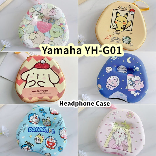 For Yamaha YH-G01 Headphone Case Cartoon Creative Patterns Headset Earpads Storage Bag Casing Box