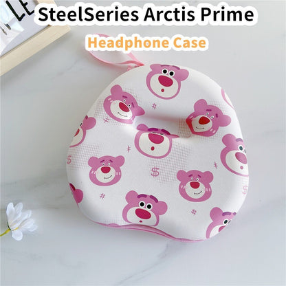 For SteelSeries Arctis Prime Headphone Case Cartoon Creative Patterns Headset Earpads Storage Bag Casing Box