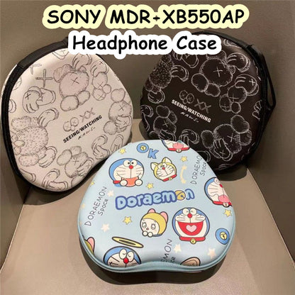 For SONY MDR-XB550AP Headphone Case Cartoon Creative Patterns Headset Earpads Storage Bag Casing Box