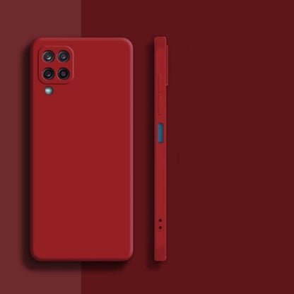 For Samsung Galaxy M42 5G Cover Drop and wear resistant Silicone Full Case Classic Simple Solid Color Phone Case Cover
