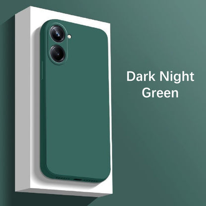 For Realme 10 Pro Plus Cover Drop and wear resistant Silicone Full Case Classic Simple Solid Color Phone Case Cover