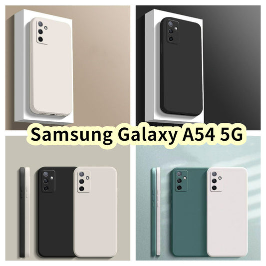 For Samsung Galaxy A54 5G Cover Drop and wear resistant Silicone Full Case Classic Simple Solid Color Phone Case Cover