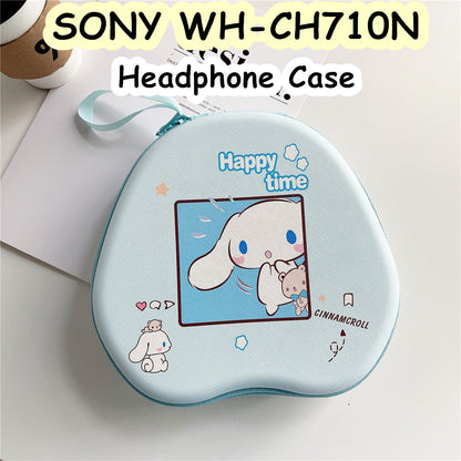 For SONY WH-CH710N Headphone Case Cartoon Creative Patterns Headset Earpads Storage Bag Casing Box