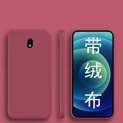 For Samsung Galaxy J5 Pro Cover Drop and wear resistant Silicone Full Case Classic Simple Solid Color Phone Case Cover