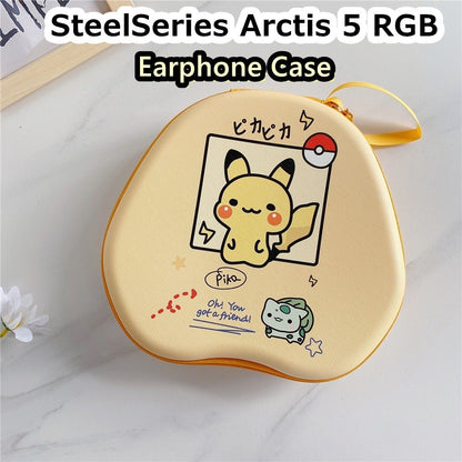 For SteelSeries Arctis 5 RGB Headphone Case Cartoon Creative Patterns Headset Earpads Storage Bag Casing Box