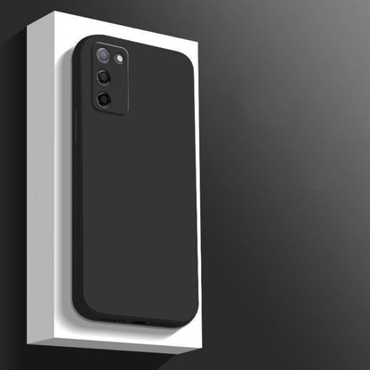 For Samsung Galaxy A02 Cover Drop and wear resistant Silicone Full Case Classic Simple Solid Color Phone Case Cover