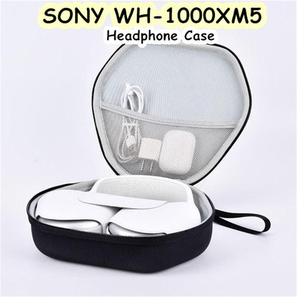 For SONY WH-1000XM5 Headphone Case Cartoon Creative Patterns Headset Earpads Storage Bag Casing Box