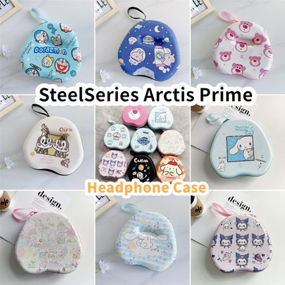 For SteelSeries Arctis Prime Headphone Case Cartoon Creative Patterns Headset Earpads Storage Bag Casing Box