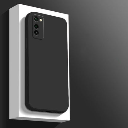 For Samsung Galaxy A91 Cover Drop and wear resistant Silicone Full Case Classic Simple Solid Color Phone Case Cover