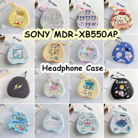 For SONY MDR-XB550AP Headphone Case Cartoon Creative Patterns Headset Earpads Storage Bag Casing Box