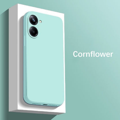 For Realme 10 Pro Plus Cover Drop and wear resistant Silicone Full Case Classic Simple Solid Color Phone Case Cover