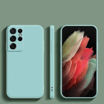 For Samsung Galaxy S21 Ultra Cover Drop and wear resistant Silicone Full Case Classic Simple Solid Color Phone Case Cover