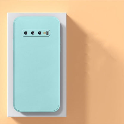 For Samsung Galaxy S10 Cover Drop and wear resistant Silicone Full Case Classic Simple Solid Color Phone Case Cover