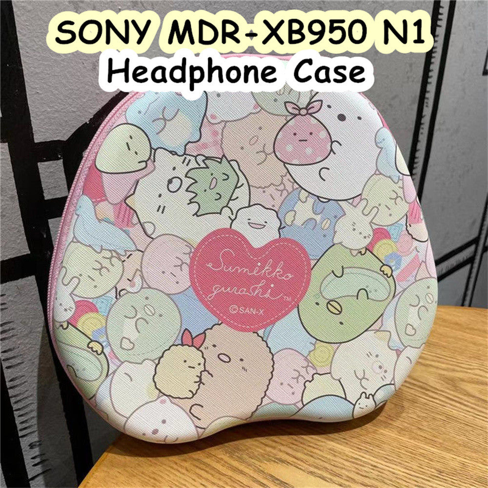 For SONY MDR-XB950 N1 Headphone Case Cartoon Creative Patterns Headset Earpads Storage Bag Casing Box