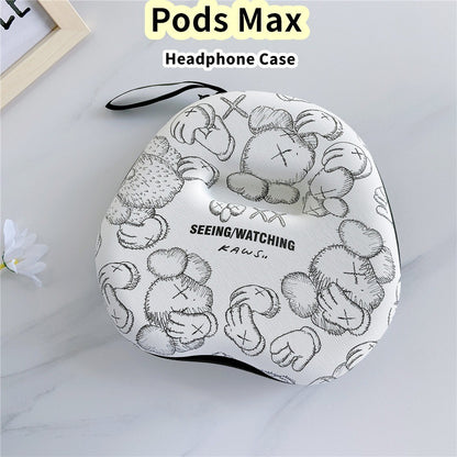 For Pods Max Headphone Case Cartoon Creative Patterns Headset Earpads Storage Bag Casing Box