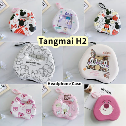 For Tangmai H2 Headphone Case Cartoon Creative Patterns Headset Earpads Storage Bag Casing Box