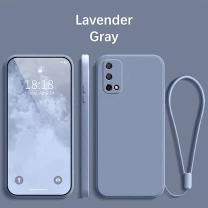 For Realme V5 Cover Drop and wear resistant Silicone Full Case Classic Simple Solid Color Phone Case Cover