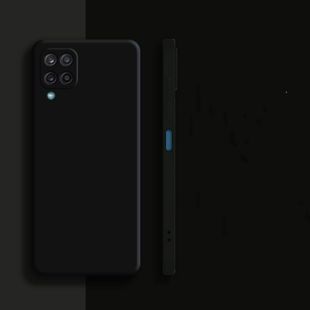 For Samsung Galaxy M42 5G Cover Drop and wear resistant Silicone Full Case Classic Simple Solid Color Phone Case Cover