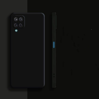 For Samsung Galaxy M42 5G Cover Drop and wear resistant Silicone Full Case Classic Simple Solid Color Phone Case Cover