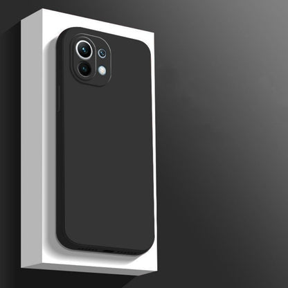 For Xiaomi 11 Cover Drop and wear resistant Silicone Full Case Classic Simple Solid Color Phone Case Cover