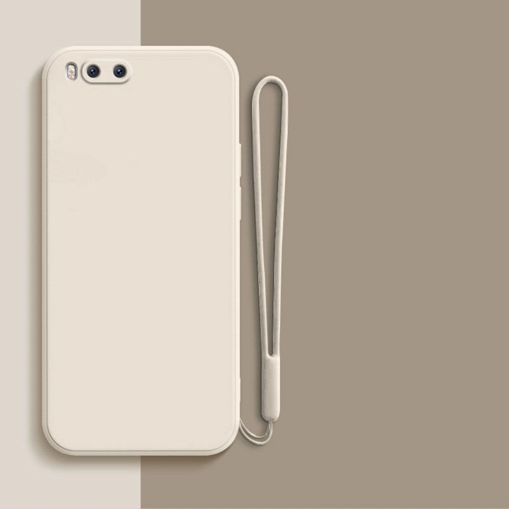 For Xiaomi 6 Cover Drop and wear resistant Silicone Full Case Classic Simple Solid Color Phone Case Cover