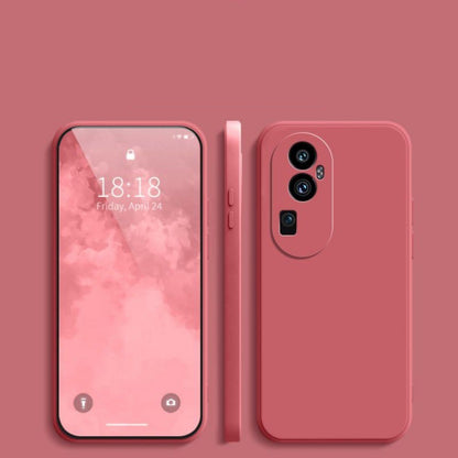 For OPPO Reno 10 Pro Plus Cover Drop and wear resistant Silicone Full Case Classic Simple Solid Color Phone Case Cover