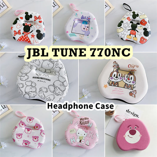 For JBL TUNE 770NC Headphone Case Cartoon Creative Patterns Headset Earpads Storage Bag Casing Box