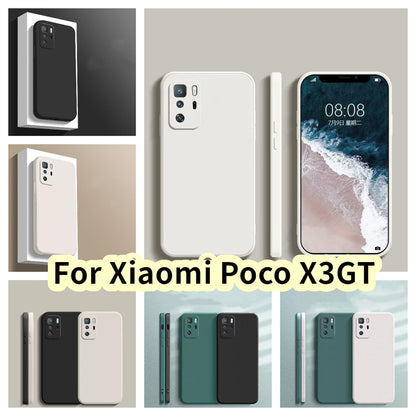 For Xiaomi Poco X3GT Cover Drop and wear resistant Silicone Full Case Classic Simple Solid Color Phone Case Cover