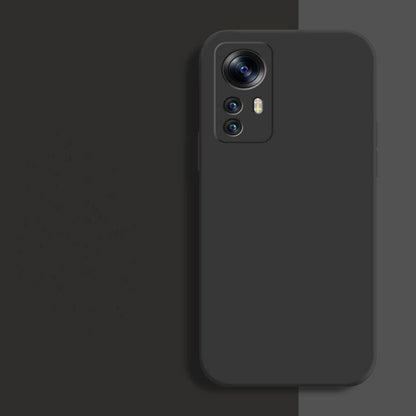 For Xiaomi 12T Pro Cover Drop and wear resistant Silicone Full Case Classic Simple Solid Color Phone Case Cover