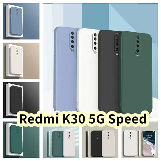 For Redmi K30 5G Speed Cover Drop and wear resistant Silicone Full Case Classic Simple Solid Color Phone Case Cover