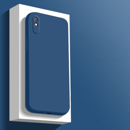 For Redmi 9A  Cover Drop and wear resistant Silicone Full Case Classic Simple Solid Color Phone Case Cover