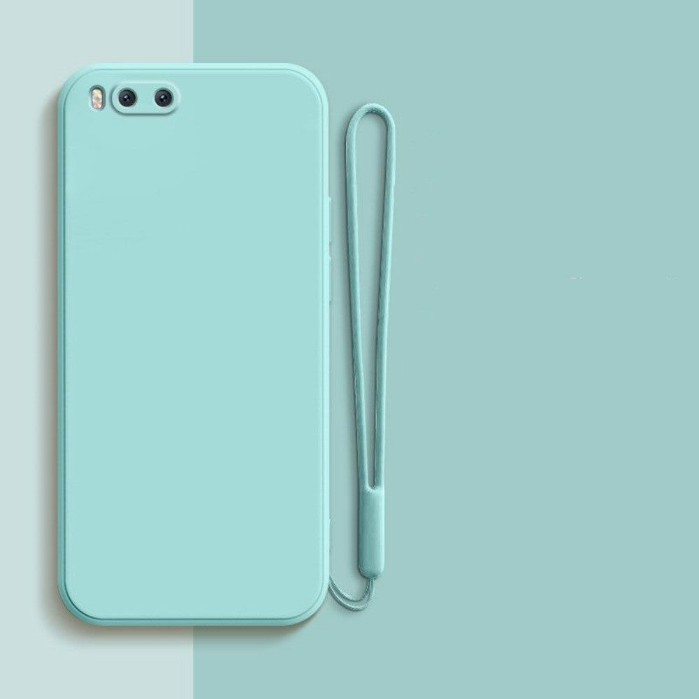 For Xiaomi 6 Cover Drop and wear resistant Silicone Full Case Classic Simple Solid Color Phone Case Cover