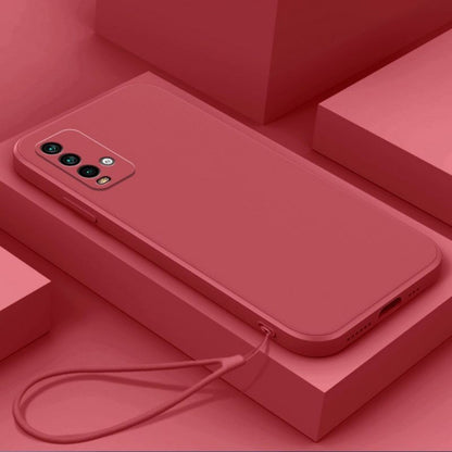 For Redmi 9T Cover Drop and wear resistant Silicone Full Case Classic Simple Solid Color Phone Case Cover