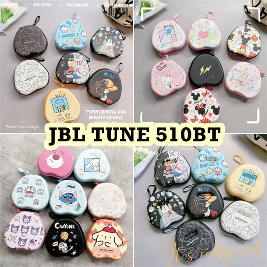 For JBL TUNE 510BT Headphone Case Cartoon Creative Patterns Headset Earpads Storage Bag Casing Box