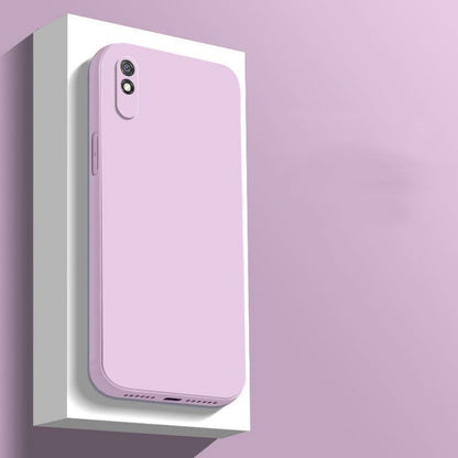 For Redmi 7A Cover Drop and wear resistant Silicone Full Case Classic Simple Solid Color Phone Case Cover