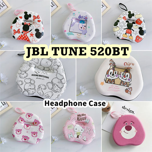 For JBL TUNE 520BT Headphone Case Cartoon Creative Patterns Headset Earpads Storage Bag Casing Box