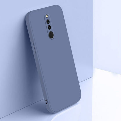For Redmi 8 Cover Drop and wear resistant Silicone Full Case Classic Simple Solid Color Phone Case Cover