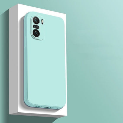 For Xiaomi Poco F3 Cover Drop and wear resistant Silicone Full Case Classic Simple Solid Color Phone Case Cover