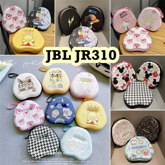 For JBL JR310 Headphone Case Cartoon Creative Patterns Headset Earpads Storage Bag Casing Box