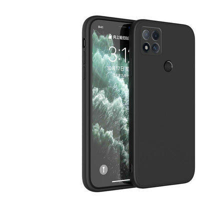 For Redmi 9C Cover Drop and wear resistant Silicone Full Case Classic Simple Solid Color Phone Case Cover
