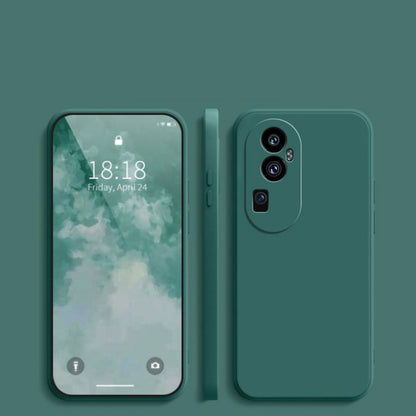 For OPPO Reno 10 Pro Plus Cover Drop and wear resistant Silicone Full Case Classic Simple Solid Color Phone Case Cover