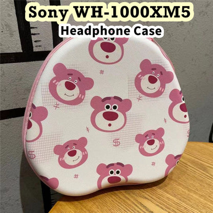 For Sony WH-1000XM5 Headphone Case Cartoon Creative Patterns Headset Earpads Storage Bag Casing Box
