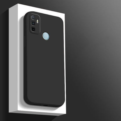 For OPPO A53 2020 Cover Drop and wear resistant Silicone Full Case Classic Simple Solid Color Phone Case Cover
