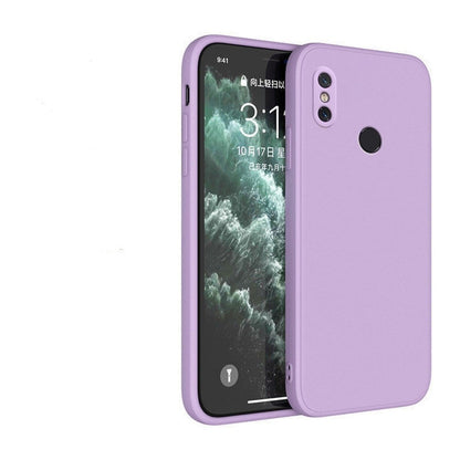 For Redmi Note 6 Pro Cover Drop and wear resistant Silicone Full Case Classic Simple Solid Color Phone Case Cover