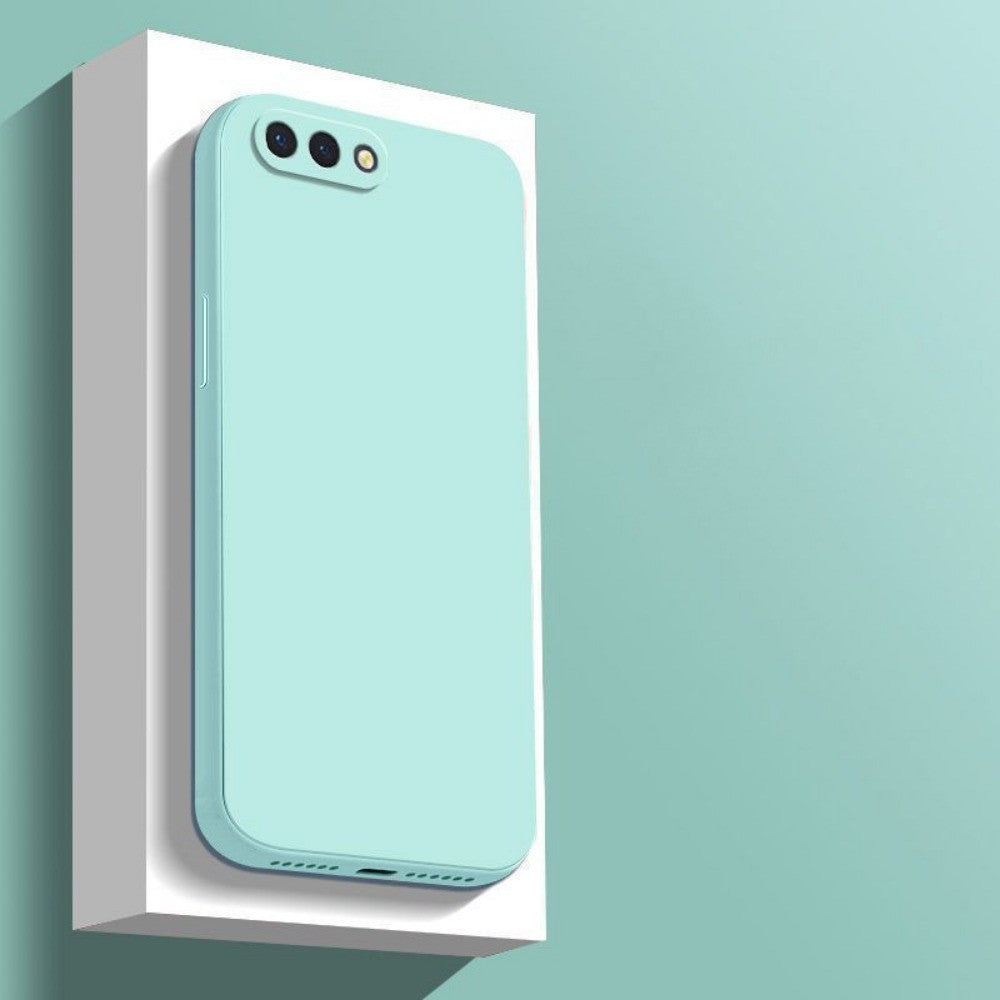 For OPPO A3S Cover Drop and wear resistant Silicone Full Case Classic Simple Solid Color Phone Case Cover