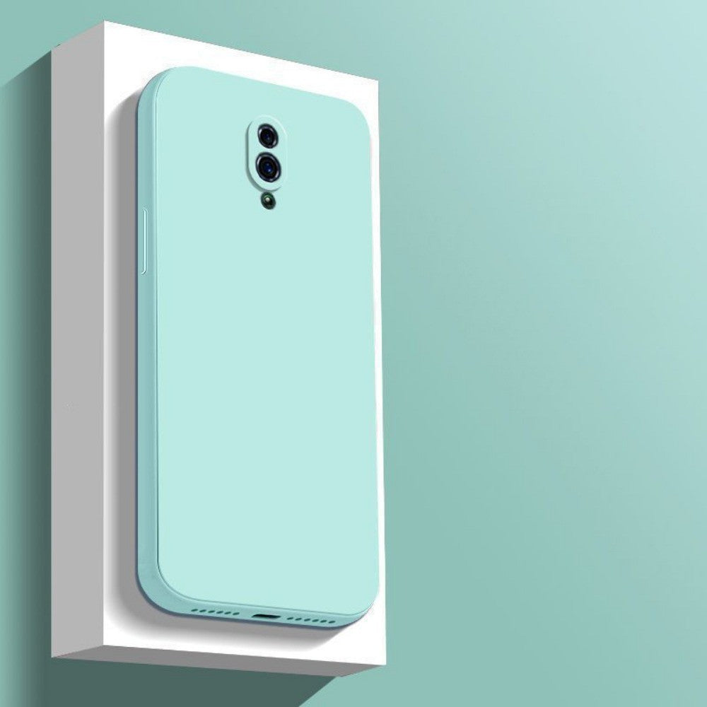 For OPPO Reno Cover Drop and wear resistant Silicone Full Case Classic Simple Solid Color Phone Case Cover