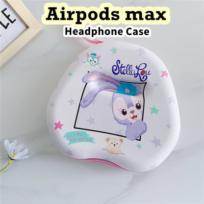 For Airpods max Headphone Case Cartoon Creative Patterns Headset Earpads Storage Bag Casing Box