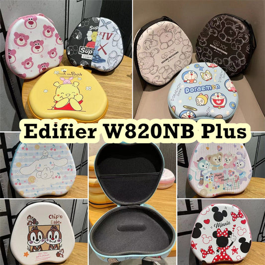 For Edifier W820NB Plus Headphone Case Cartoon Creative Patterns Headset Earpads Storage Bag Casing Box