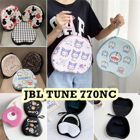 For JBL TUNE 770NC Headphone Case Cartoon Creative Patterns Headset Earpads Storage Bag Casing Box