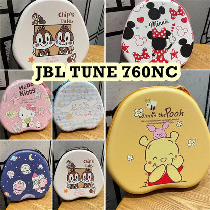 For JBL TUNE 760NC Headphone Case Cartoon Creative Patterns Headset Earpads Storage Bag Casing Box